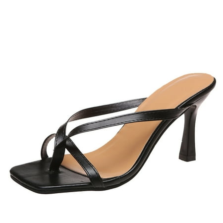 Sandals Women Flip Flops For Women Women S Open Toe Square Toe Thin Heel Flip Flops High Heels Sandals Beach Sandals For Women Dressy Summer
Sandals Women Flip Flops For Women Women S Open Toe Square Toe Thin Heel Flip Flops High Heels Sandals Beach Sandals For Women Dressy Summer