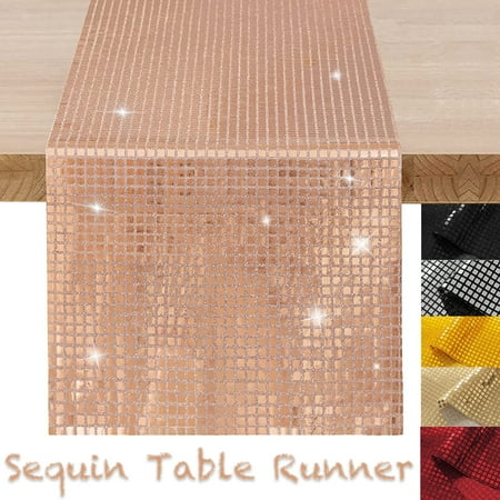 Disco Table Runner 12 x 72 Inches Sequin Table Runner Mirror Foil Table Decor for Bachelorette Party Supplies Wedding Holiday Celebration Decoration
Disco Table Runner 12 x 72 Inches Sequin Table Runner Mirror Foil Table Decor for Bachelorette Party Supplies Wedding Holiday Celebration Decoration