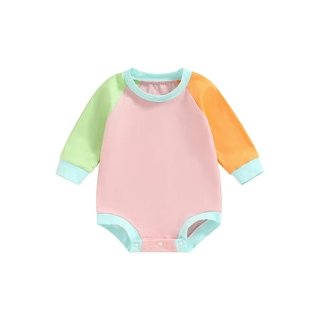 Baby Girl Boy Color Block Sweatshirt Long Sleeve Crewneck Sweater Romper Oversized Cute Fall Clothes
Baby Girl Boy Color Block Sweatshirt Long Sleeve Crewneck Sweater Romper Oversized Cute Fall Clothes