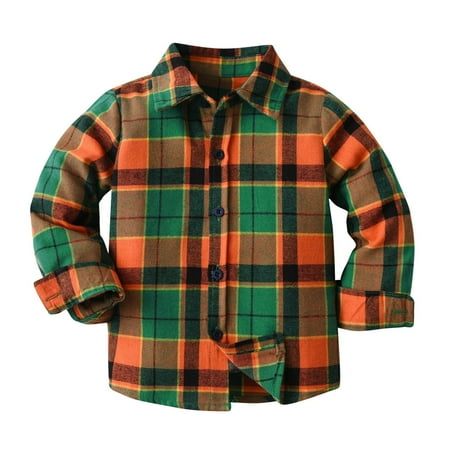 Zhuashum Fashion Boys Coat Kid S Long Sleeve Autumn Plaid Tops Shirt Coat Orange Cute Boy S Top 18-24 Months
Zhuashum Fashion Boys Coat Kid S Long Sleeve Autumn Plaid Tops Shirt Coat Orange Cute Boy S Top 18-24 Months