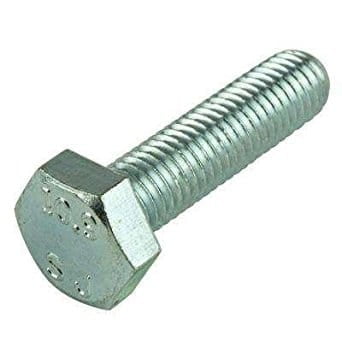 M6-1.0 x 55mm Hex Head Cap Screws Steel Metric Class 8.8 Zinc Plating (Quantity: 100 pcs) - Coarse Thread Metric Fully Threaded Length: 55mm Metric Thread Size: M6 Metric
M6-1.0 x 55mm Hex Head Cap Screws Steel Metric Class 8.8 Zinc Plating (Quantity: 100 pcs) - Coarse Thread Metric Fully Threaded Length: 55mm Metric Thread Size: M6 Metric