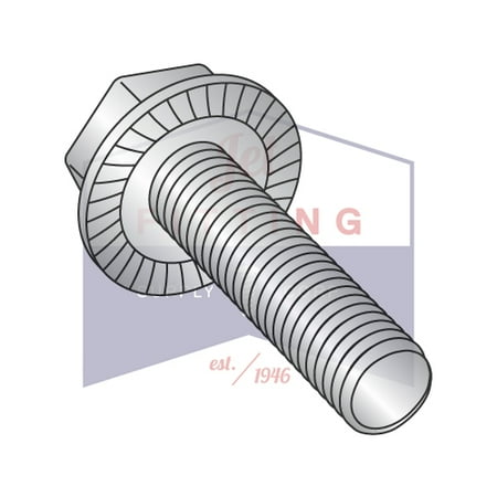 1/4-20 x 3/4 Serrated Hex Flange Screws | Unslotted | 18-8 Stainless Steel (Quantity: 1000)
1/4-20 x 3/4 Serrated Hex Flange Screws | Unslotted | 18-8 Stainless Steel (Quantity: 1000)