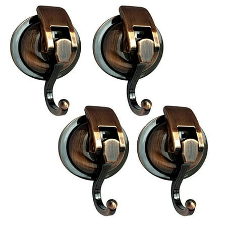 Heavy Duty Vacuum Suction Cup Hooks (4Pack) for Shower Glass Window Kitchen&Bathroom&Restroom Organization Bronze
Heavy Duty Vacuum Suction Cup Hooks (4Pack) for Shower Glass Window Kitchen&Bathroom&Restroom Organization Bronze