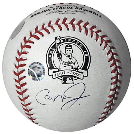 Cal Ripken, Jr. Hand-Signed Retirement Baseball