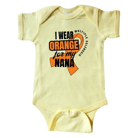 Inktastic I Wear Orange For My Nana Multiple Sclerosis Awareness Gift Baby Boy or Baby Girl Bodysuit
Inktastic I Wear Orange For My Nana Multiple Sclerosis Awareness Gift Baby Boy or Baby Girl Bodysuit