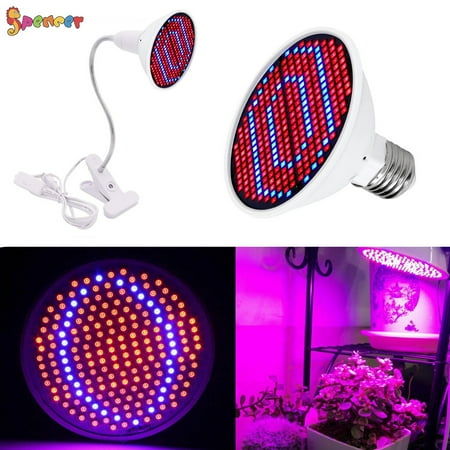Spencer 200 LED Grow Light 20W Plant Growing Lamp with Clip for Indoor Plants Hydroponics Greenhouse
Spencer 200 LED Grow Light 20W Plant Growing Lamp with Clip for Indoor Plants Hydroponics Greenhouse