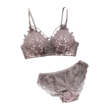 EUHDSSDE Follure Fashion Women Lace Underwear Hollow Out Lingerie Bra Underpants Thong Set
EUHDSSDE Follure Fashion Women Lace Underwear Hollow Out Lingerie Bra Underpants Thong Set
