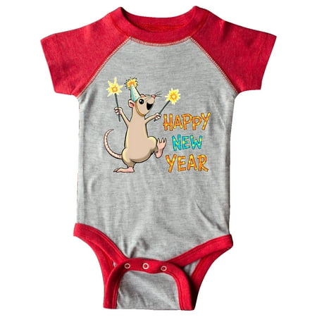 Inktastic Happy New Year Rat with Sparklers in Party Hat Gift Baby Boy or Baby Girl Bodysuit
Inktastic Happy New Year Rat with Sparklers in Party Hat Gift Baby Boy or Baby Girl Bodysuit
