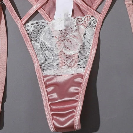 B91xZ Lingerie For Women Garter G-string G-String Underwear Sleepwear Lingerie Sexy Thong Lace Stockings for Women Lingerie Pink XL
B91xZ Lingerie For Women Garter G-string G-String Underwear Sleepwear Lingerie Sexy Thong Lace Stockings for Women Lingerie Pink XL