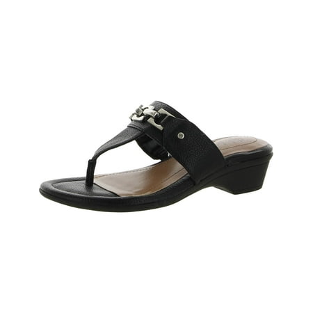 Style & Co. Womens Dressy Slip On Wedge Sandals