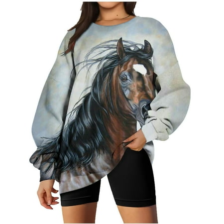 QIPOPIQ Clearance Sweatshirts for Women Casual Long Sleeve Pullover Round Neck Sweatshirt Tops Lightweight Loose Pullover Sweaters
QIPOPIQ Clearance Sweatshirts for Women Casual Long Sleeve Pullover Round Neck Sweatshirt Tops Lightweight Loose Pullover Sweaters