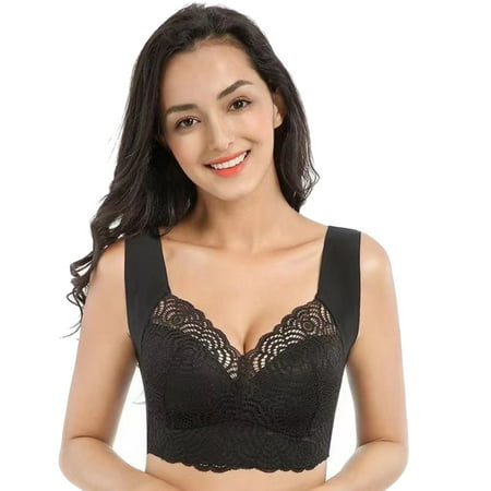 Seamless Lace Cut-Out Bra It s Soft Breathable And Comfortable A Gift For A Lady Friend Black XXXXL(46/105CD)
Seamless Lace Cut-Out Bra It s Soft Breathable And Comfortable A Gift For A Lady Friend Black XXXXL(46/105CD)