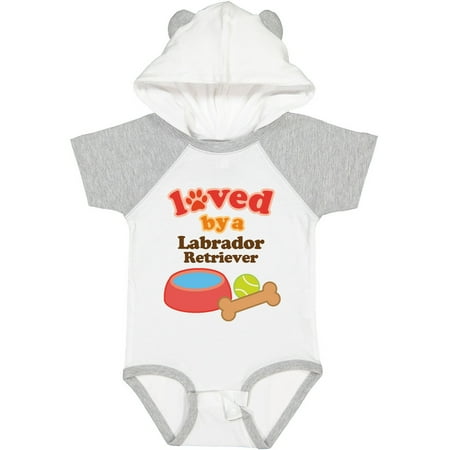 Inktastic Labrador Retriever Loved by a Gift Baby Boy or Baby Girl Bodysuit