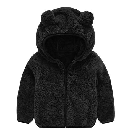 Cethrio Baby Boys Girls Fleece Jacket Full Zip Warm Hooded Windproof Winter Outwear Coats Black Size 6-12 Months
Cethrio Baby Boys Girls Fleece Jacket Full Zip Warm Hooded Windproof Winter Outwear Coats Black Size 6-12 Months