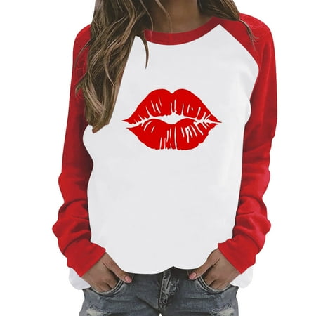 JDEFEG Cotton Long Sleeve Tees For Women Women s Valentine s Day Top Shirt Love Letter Printed Tops Round Neck Raglan Long Sleeve Casual Soft Top Under Scrub Shirts White S
JDEFEG Cotton Long Sleeve Tees For Women Women s Valentine s Day Top Shirt Love Letter Printed Tops Round Neck Raglan Long Sleeve Casual Soft Top Under Scrub Shirts White S