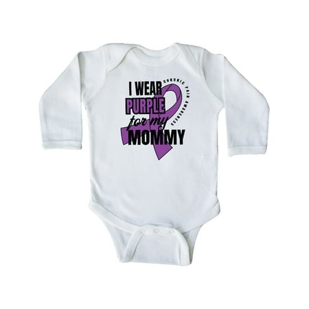 Inktastic Chronic Pain I Wear Purple For My Mommy Gift Baby Boy or Baby Girl Long Sleeve Bodysuit
Inktastic Chronic Pain I Wear Purple For My Mommy Gift Baby Boy or Baby Girl Long Sleeve Bodysuit
