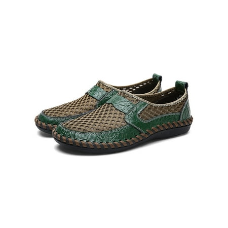 UKAP Unisex Water Hiking Shoe Beach Flats Outdoor Casual Shoes Stitching Slip On Overshoe Women Men Mesh Comfort Green 11.5
UKAP Unisex Water Hiking Shoe Beach Flats Outdoor Casual Shoes Stitching Slip On Overshoe Women Men Mesh Comfort Green 11.5