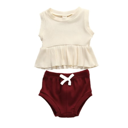 Wassery Baby Girl Two-Piece Summer Clothes Sleeveless Top Dress Bowknot Shorts Pant
Wassery Baby Girl Two-Piece Summer Clothes Sleeveless Top Dress Bowknot Shorts Pant
