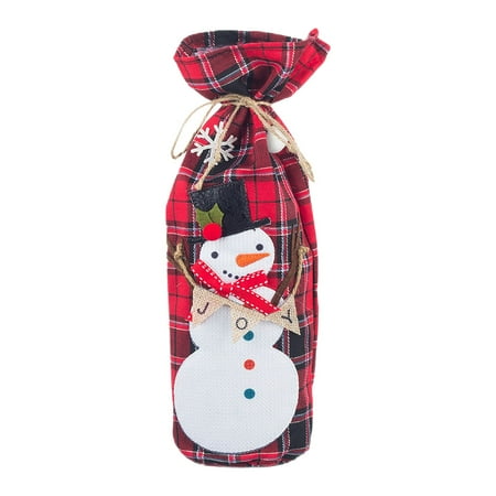 Coopserbil Christmas Decorations Burlap Bottle Bag Red Bottle Decoration Christmas Bottle Set Wobble Glasses Glass Holds A Bottle of
Coopserbil Christmas Decorations Burlap Bottle Bag Red Bottle Decoration Christmas Bottle Set Wobble Glasses Glass Holds A Bottle of