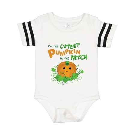 Inktastic I m the Cutest Pumpkin in the Patch Gift Baby Boy or Baby Girl Bodysuit
