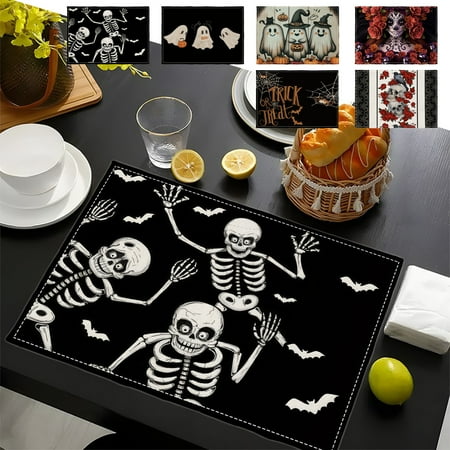 Jacenvly Clearance Halloween Blankets and Throws Halloween Placemats Kitchen Decoration Gothic Ghost Placemats Rectangular Skull Placemats Party Table Decoration Fall Decor
Jacenvly Clearance Halloween Blankets and Throws Halloween Placemats Kitchen Decoration Gothic Ghost Placemats Rectangular Skull Placemats Party Table Decoration Fall Decor
