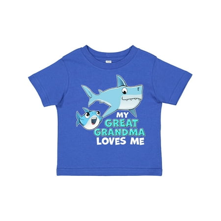 Inktastic My Great Grandma Loves Me with Cute Sharks Gift Toddler Boy or Toddler Girl T-Shirt
Inktastic My Great Grandma Loves Me with Cute Sharks Gift Toddler Boy or Toddler Girl T-Shirt
