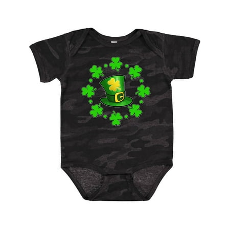 Inktastic St. Patricks Day shamrocks and hat Gift Baby Boy or Baby Girl Bodysuit 
Inktastic St. Patricks Day shamrocks and hat Gift Baby Boy or Baby Girl Bodysuit
