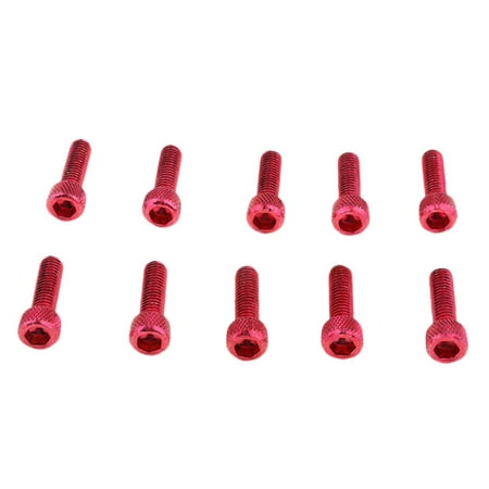 10pcs Aluminum Socket Head Cap s Screws M6x20mm for Motorcycle Red 
10pcs Aluminum Socket Head Cap s Screws M6x20mm for Motorcycle Red