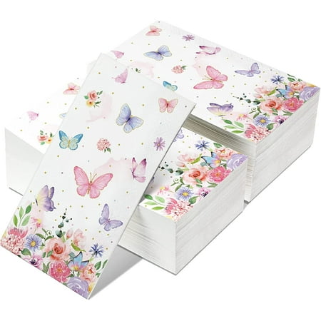 100 Pieces Butterfly Napkins Pink Butterfly Party Paper Guest Towels Disposable Colorful Garden Summer Flower and Butterflies Hand Towels for Wedding Birthday Holiday Decorative Party Supplies 3 Ply
100 Pieces Butterfly Napkins Pink Butterfly Party Paper Guest Towels Disposable Colorful Garden Summer Flower and Butterflies Hand Towels for Wedding Birthday Holiday Decorative Party Supplies 3 Ply
