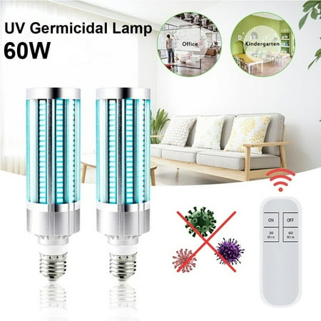 60W UV Germicidal Lamp LED UVC E27 Light Bulb Corn Shape Home Disinfection
60W UV Germicidal Lamp LED UVC E27 Light Bulb Corn Shape Home Disinfection