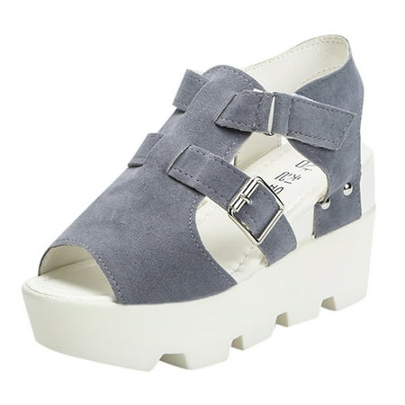 Womens Sandals Clearance Summer Wedge Heel Velcr Fish Mouth Sandals Waterproof Thick Sole Shoes
Womens Sandals Clearance Summer Wedge Heel Velcr Fish Mouth Sandals Waterproof Thick Sole Shoes