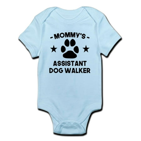 CafePress - Mommys Assistant Dog Walker Body Suit - Baby Light Bodysuit