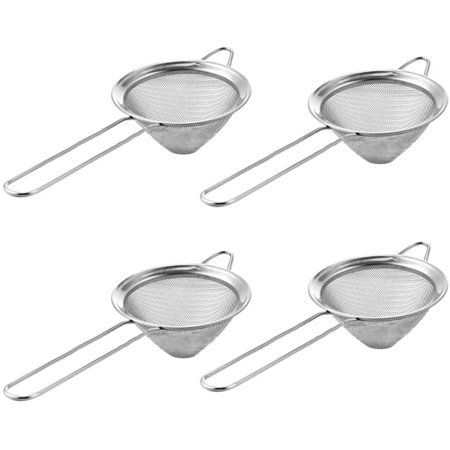 4Pcs Fine Mesh Strainer Strainer Stainless Steel Cocktail Strainer Food Strainers Tea Strainer
4Pcs Fine Mesh Strainer Strainer Stainless Steel Cocktail Strainer Food Strainers Tea Strainer