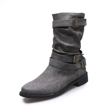 Women‘s Faux Leather Winter Boots Mid Calf Dressy Boots With Buckler Low Heel Wide Calf Short Booties Women‘s Shoes
Women‘s Faux Leather Winter Boots Mid Calf Dressy Boots With Buckler Low Heel Wide Calf Short Booties Women‘s Shoes