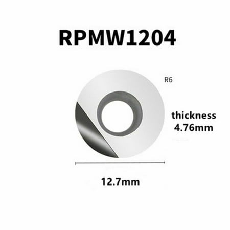 RPMW1204 RPMW10T3 Diamond Round Milling Cutter PCD CNC Insert Aluminum Alloy
RPMW1204 RPMW10T3 Diamond Round Milling Cutter PCD CNC Insert Aluminum Alloy