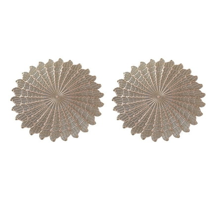 HOMEMAXS 2pcs Household Round Exquisite Cup-mat Heat Shield Table Mat Placemat Coaster for Home Hotel Restaurant (Light Golden)
HOMEMAXS 2pcs Household Round Exquisite Cup-mat Heat Shield Table Mat Placemat Coaster for Home Hotel Restaurant (Light Golden)