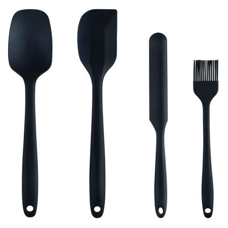 Silicone Spatula Sets 4PCS Non-Stick High Heat-Resistance Silicone Spatulas Rubber Cooking Spatulas for Nonstick Cookware Black
Silicone Spatula Sets 4PCS Non-Stick High Heat-Resistance Silicone Spatulas Rubber Cooking Spatulas for Nonstick Cookware Black