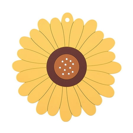 Liveday Sunflower Cup Holder Coasters Anti-Scalding Cup Coasters Heat Resistant Rubber Mat Non-Slip Pot Holder Table Placemat
Liveday Sunflower Cup Holder Coasters Anti-Scalding Cup Coasters Heat Resistant Rubber Mat Non-Slip Pot Holder Table Placemat
