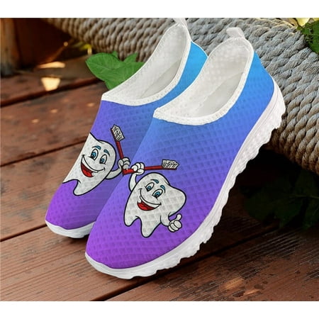 Cute Toothbrush Pattern Mesh Loafers Women Flats Slip On Sneakers Teeth/Dental/Dentist Ladies Shoes Summer Female Casual Shoes
Cute Toothbrush Pattern Mesh Loafers Women Flats Slip On Sneakers Teeth/Dental/Dentist Ladies Shoes Summer Female Casual Shoes