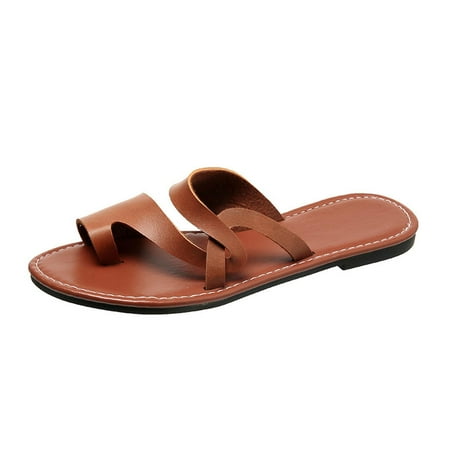 TUOBARR Womens Flip Flop Slippers Women s Flat Shoes Ladies Beach Sandals Summer Non-Slip Causal Slippers Flip Flops Brown
TUOBARR Womens Flip Flop Slippers Women s Flat Shoes Ladies Beach Sandals Summer Non-Slip Causal Slippers Flip Flops Brown