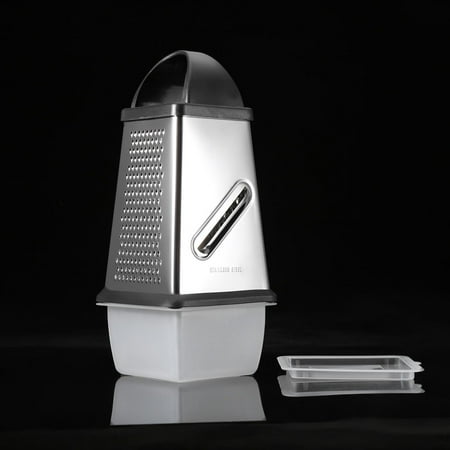 Stainless Steel Grater Box Grater Cheese Grater Handheld Ginger Grater 4 Sided Box Grater Kitchen For Vegetables For Cheese
Stainless Steel Grater Box Grater Cheese Grater Handheld Ginger Grater 4 Sided Box Grater Kitchen For Vegetables For Cheese