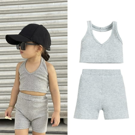 Beixinder Infant Girl Tanks Tops + Shorts Solid Color Elastic Waist Casual Style Summer Clothing
Beixinder Infant Girl Tanks Tops + Shorts Solid Color Elastic Waist Casual Style Summer Clothing
