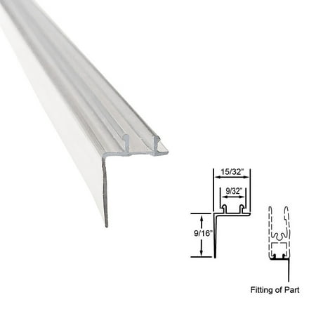 Gordon Glass Two-Pronged Shower Vinyl Sweep and Seal - 32-1/2
Gordon Glass Two-Pronged Shower Vinyl Sweep and Seal - 32-1/2