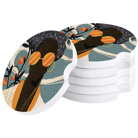 KXMDXA Abstract Woman Portrait Set of 2 Car Coaster for Drinks Absorbent Ceramic Stone Coasters Cup Mat with Cork Base for Home Kitchen Room Coffee Table Bar Decor
KXMDXA Abstract Woman Portrait Set of 2 Car Coaster for Drinks Absorbent Ceramic Stone Coasters Cup Mat with Cork Base for Home Kitchen Room Coffee Table Bar Decor
