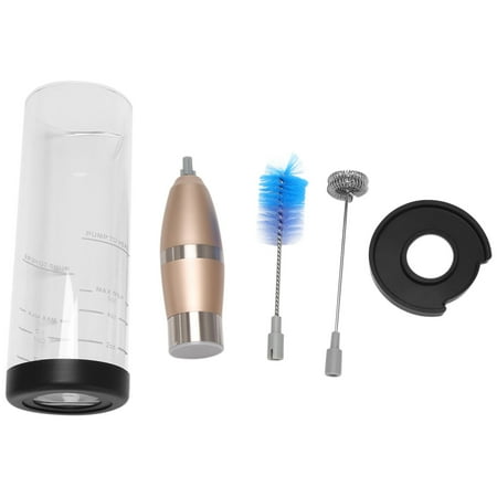 Hand-Held Double-Layer Milk Foam Head with Stainless Steel Whisk Glass Cup&Cleaning Brush
Hand-Held Double-Layer Milk Foam Head with Stainless Steel Whisk Glass Cup&Cleaning Brush