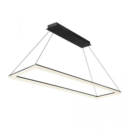 Wac Lighting Pd-29858 Frame 58 Wide Integrated Led Linear Chandelier - Black 
Wac Lighting Pd-29858 Frame 58 Wide Integrated Led Linear Chandelier - Black