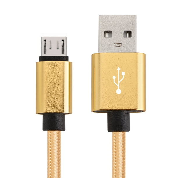 Micro USB Cable Charger For Samsung Galaxy, Android Phones, 10FT Micro USB Cable Braided Cord High-Speed USB 2.0 Sync and Charging Cable For Samsung, HTC, Motorola, Nokia, Kindle, MP3, Tablet by Borz