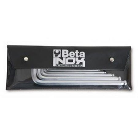 Beta Tools 000961456 2 mm Offset Hexagon Key Wrenches - Set of 6
