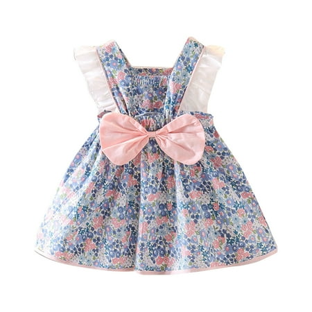 BSDHBS Dress for Girl New Small and Medium Sized Girls Fashion Floral Belt Princess Vest A Line Dress with Big Bowknot
BSDHBS Dress for Girl New Small and Medium Sized Girls Fashion Floral Belt Princess Vest A Line Dress with Big Bowknot