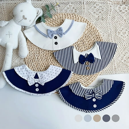 MyBeauty Drool Bib U-shaped Water Absorption Soft Baby Bow Tie Feeding Bib for Toddlers 2
MyBeauty Drool Bib U-shaped Water Absorption Soft Baby Bow Tie Feeding Bib for Toddlers 2